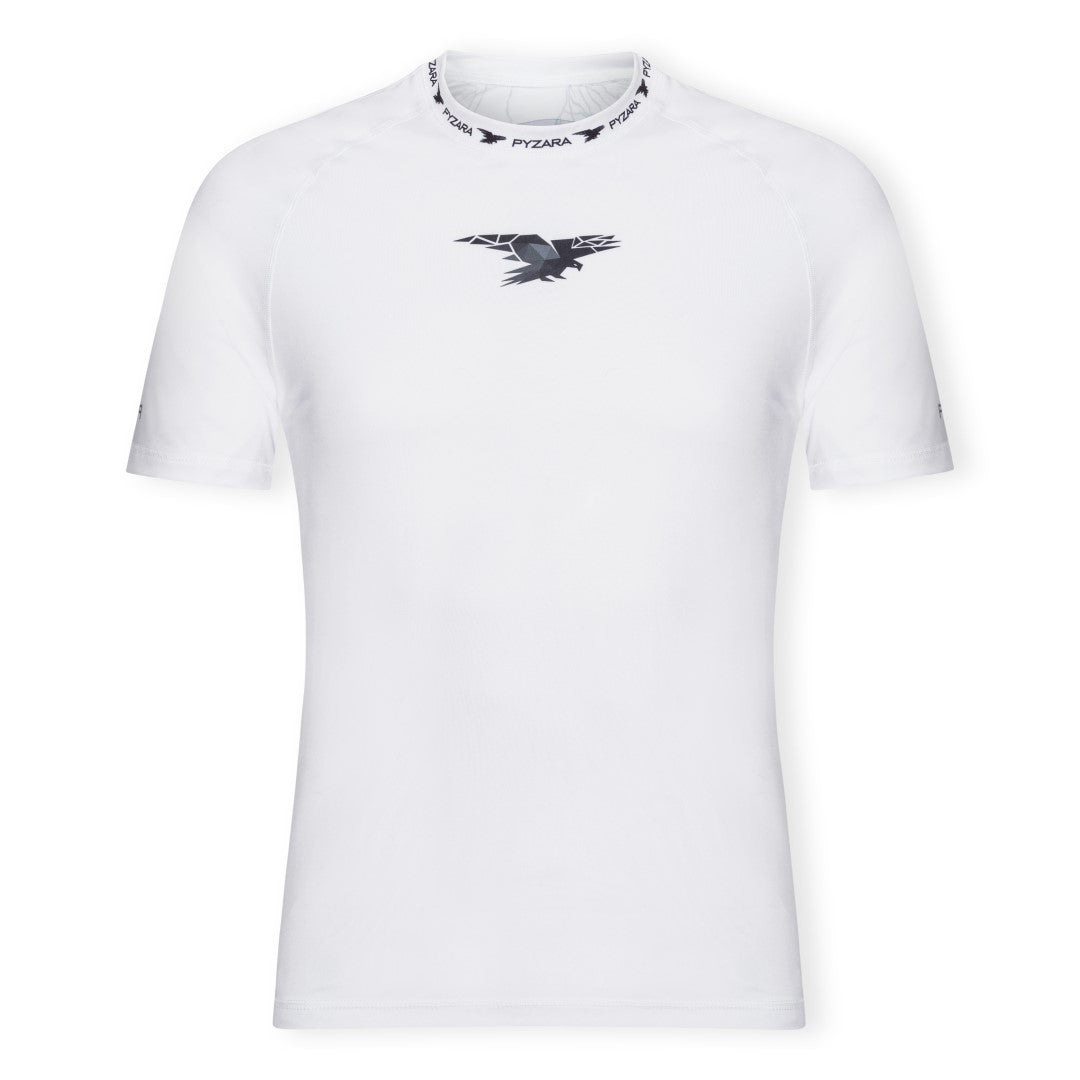 Pyzara rashguard - "Fulgur", front. Rashguard for MMA, grappling, wrestling, and other martial arts.