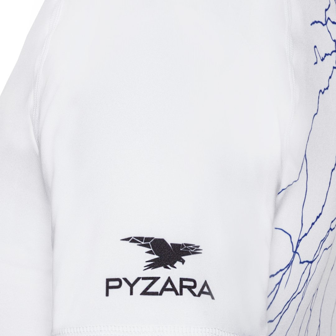Pyzara rashguard - "Fulgur", side. Rashguard for MMA, grappling, wrestling, and other martial arts.