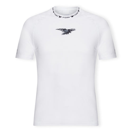 Pyzara rashguard - "Fulgur", front. Rashguard for MMA, grappling, wrestling, and other martial arts.